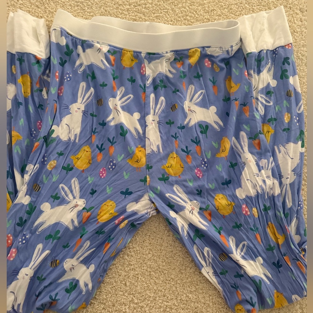 Little Sleepies Bunny Patch pajama pants size 16 never worn only washed